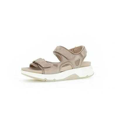 Abbildung von Gabor Comfort Plateausandalette, Damen, Größe: 38.5, Sand Schuhe