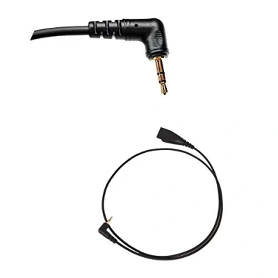 Abbildung von GEQUDIO 2,5mm Klinke Kabel einzeln kompatibel mit Gigaset, Panasonic Telefone