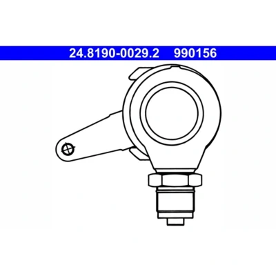 Abbildung von Hebel, Bremssattel Feststellbremse ATE 24.8190 0029.2