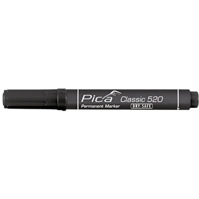 Abbildung von PICA Classic Permanentmarker DRY SAFE 1 4mm Rundspitze schwarz 1784286
