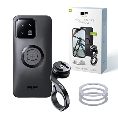 Abbildung von SP CONNECT Mountain Bike Bundle SPC+ kompatibel mit Xiaomi 13 Handyhalter für Mountainbike MTB Handy Halterung Gadget