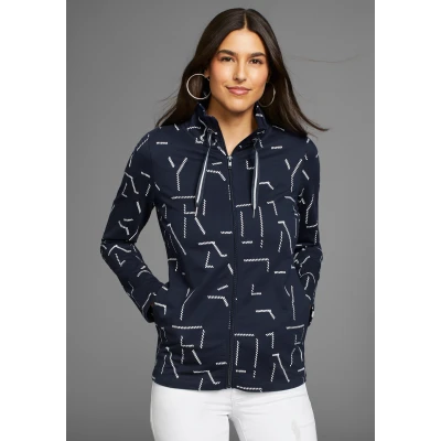Abbildung von DELMAO Sweatjacke, mit Allover Print NEUE KOLLEKTiON