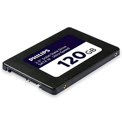 Abbildung von PHILIPS Internal SSD 120GB 2.5&quot; SATA III Ultra Up to 530MB/s Read 400MB/s Write for Desktops and Notebooks Black