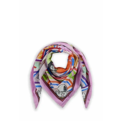 Abbildung von CODELLO X Snoopy Tuch, Schal, Asia Collection, Rosa Mehrfarbig