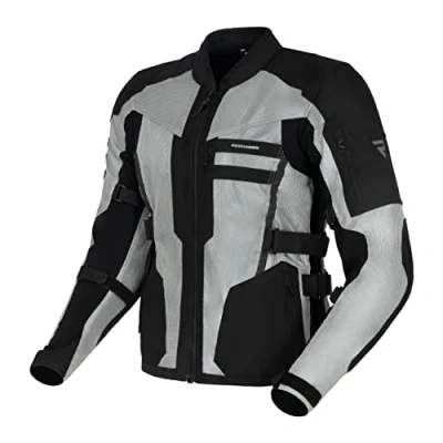 Abbildung von REBELHORN Scandal II Motorradjacke Herren Textile Ellbogen und Schulterprotektoren Große Mesh Einsätze Doppel Dreifachnähte Reflektierende Elemente