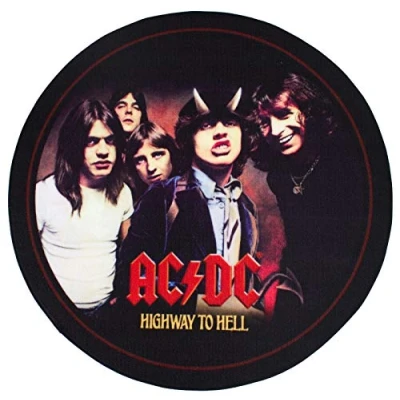 Abbildung von AC/DC Highway to Hell Foto 50 Teppich, Polyester, Blau, 40 x 60 2 cm