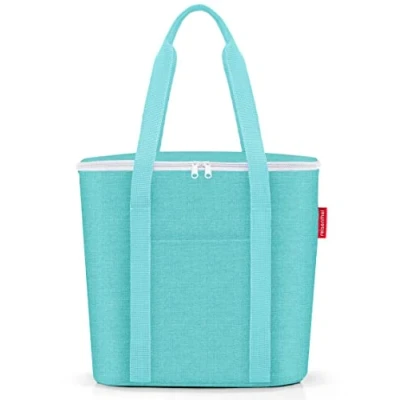 Abbildung von reisenthel thermoshopper Twist Ocean Kühltasche für den Einkauf oder das Picknick mit 2 Trageriemen Aus wasserabweisendem Material