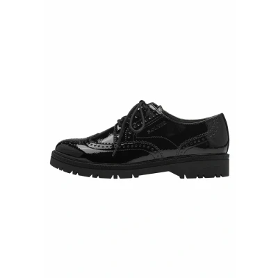 Abbildung von s.Oliver Schnürer, Damen, Größe: 36, Black patent Kunststoff