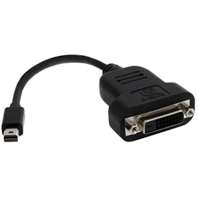 Abbildung von StarTech.com Mini DisplayPort auf DVI Adapter Aktivadapter Thunderbolt Display Port Monitoradapter (MDP2DVIS)