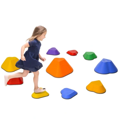 Abbildung von AIYAPLAY Stapelspielzeug Flusssteine, 11 tlg. Balanciersteine in Herzform, (Stapelsteine, tlg), bis 80 kg Belastbar, für 3 8 Jahre Kinder, Bunt