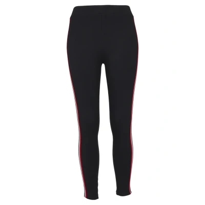 Abbildung von Urban Classics Leggings Hosen, Damen, Größe: XS, Black/firered/white/navy