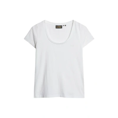 Abbildung von Superdry Scoop NECK Tshirt basic, Damen, Größe: 42, Optic