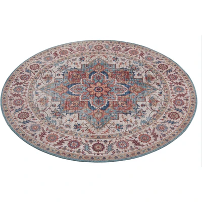 Abbildung von NOURISTAN Teppich &quot;Anthea&quot;, rund, Orientalisch, Orient, Vintage, Wohnzimmer, Schlafzimmer, Esszimmer