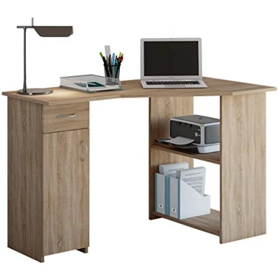 Abbildung von VCM Schreibtisch Holz Eckschreibtisch Bürotisch Linzia