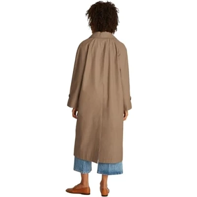 Abbildung von Tommy Hilfiger Klassischer Mantel, Damen, Größe: XS/S, Tundra brown