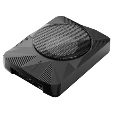 Abbildung von ETON USB 10 AR sehr kompakter 25 cm / Zoll Untersitz Aktiv Subwoofer für PKWs und Wohnmobile, leistungsstarker aktiver Unterseat Bass mit Verstärker, Langhub Woofer, 350 Watt