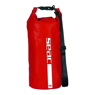 Abbildung von Seac Dry Bag, Wasserdichte Tasche Ideal für Tauchen, Bootfahren und Reisen, 10 lt, rot