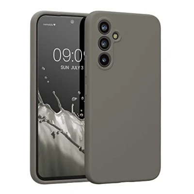 Abbildung von kwmobile Hülle kompatibel mit Samsung Galaxy A54 5G Case gummiert Silikon Handyhülle Schutzhülle Stone Dust