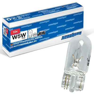Abbildung von XENOHYPE 10x W5W Premium T10 12 V 5 Watt Glassockellampe