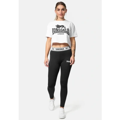 Abbildung von Lonsdale Ballinguile Leggings Hosen, Damen, Größe: Medium, Black white