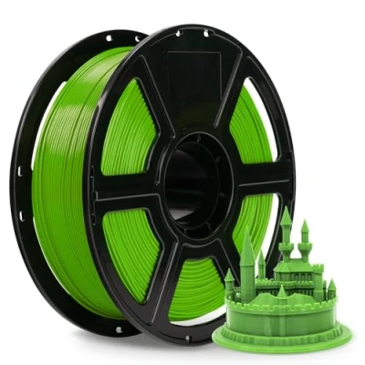 Abbildung von FLASHFORGE ABS PRO 3D Drucker Filament, Robuste und Hitzebeständige Filamente, 1kg Spule (2.2lbs), Maßgenauigkeit +/ 0,02 mm, Starke Langlebige Verbrauchsmaterialien (Grün)