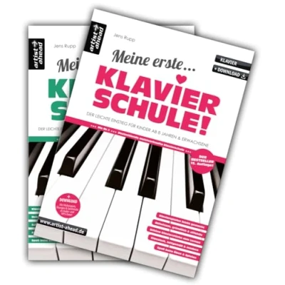 Abbildung von Meine erste Klavierschule &amp; zweite im Set!: Der leichte Einstieg für Kinder ab 8 Jahren Erwachsene (inkl. Download). Klaviernoten Anfänger. Lehrbuch Piano. Fingerübungen