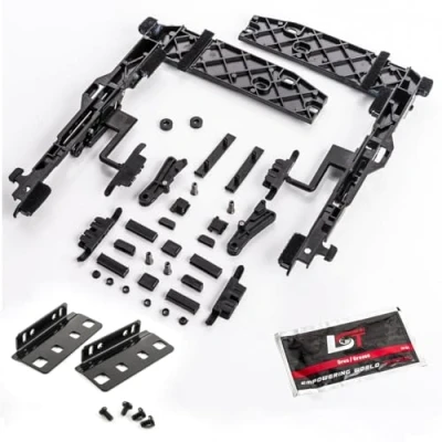 Abbildung von Original LST Schiebedach Sonnendach Hubwinkel Reparatursatz komplett mit Halter Kompatibel Mercedes Benz W126 W463