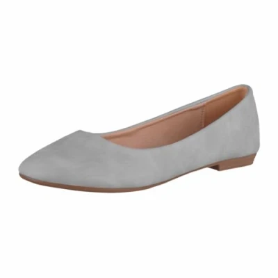 Abbildung von Elara Damen Ballerina Bequeme Slip Ons Flach Chunkyrayan Neu B3039H BL Grey 43