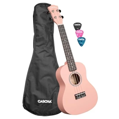 Abbildung von Cascha CUC107 Linden Konzert Ukulele Pink