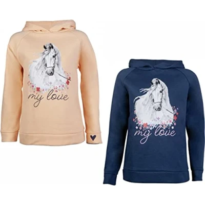 Abbildung von HKM Horse Spirit Kapuzenpullover Dunkelblau 158/164