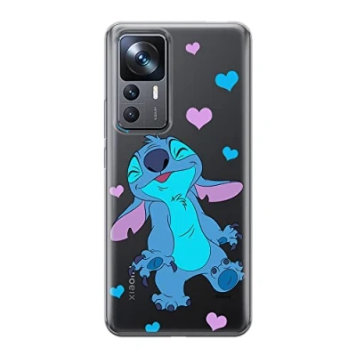 Abbildung von ERT GROUP Handyhülle für Xiaomi 12T Original und offiziell Lizenziertes Disney Muster Stich 014 optimal an die Form des Handy angepasst, teilweise transparent