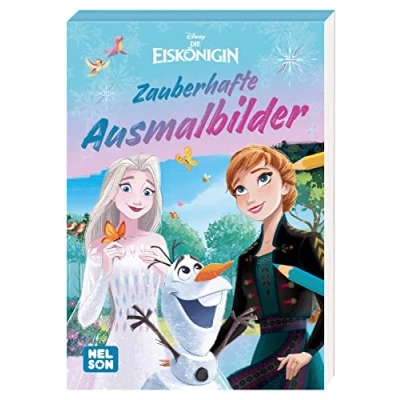 Abbildung von Disney Die Eiskönigin: Zauberhafte Ausmalbilder: Malblock mit 128 Seiten (Disney Jetzt schon ein Klassiker!)