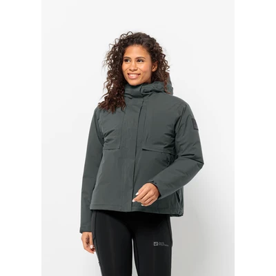 Abbildung von Jack Wolfskin Wandermood Outdoorjacke, Damen, Größe: Large, Slate green