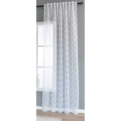 Abbildung von Gardine, Gardinenbox, Multifunktionsband (1 St), transparent, Polyester, Diamond »VALENCIA« Multiband Scherli 2023400
