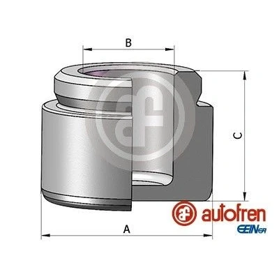 Abbildung von AUTOFREN SEINSA D025753 Kolben, Bremssattel 38 Vorderachse AKEBONO