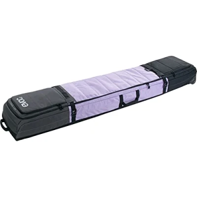 Abbildung von EVOC SNOW GEAR ROLLER Ski und Snowboardtasche (gepolstert, zusammenfaltbar, für 3 4 Paar oder 2 Snowboards, austauschbare Skate Rollen, mit Lawinenfach, Größe: XL), Mehrfarbig