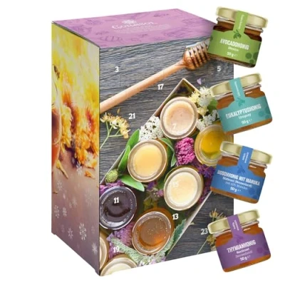 Abbildung von Corasol Premium Honig Weltreise Adventskalender mit edlen Klassikern &amp; besonderen Raritäten (1200 g)