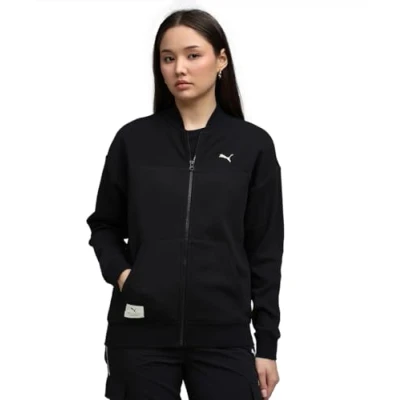 Abbildung von Puma Class Reißverschluss Jacke Damen Mit Plain Black Größe: XS