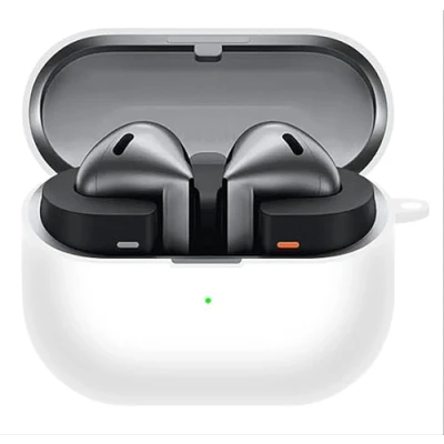 Abbildung von GIOPUEY Hülle Kompatibel mit Samsung Galaxy Buds 3/3 Pro, Silikon Stoßfeste Schutzhülle, Ultradünn Case Cover, Kein Geruch, Weiß