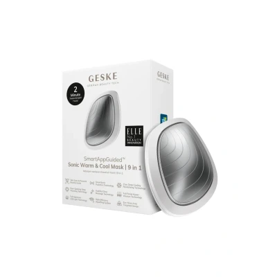 Abbildung von Geske SMARTAPPGUIDED Sonic WARM COOL MASK 9 IN 1 Gesichtspflege Zubehör, Größe: One Size, White
