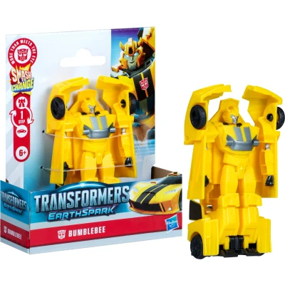 Abbildung von Transformers EarthSpark 1 Step Smash Changers Bumblebee Action Figur