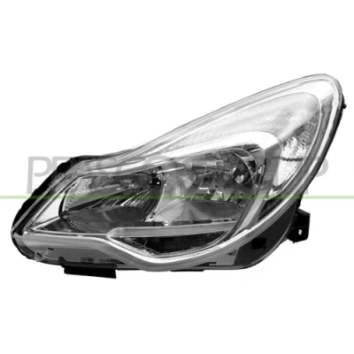 Abbildung von PRASCO OP0354904 Scheinwerfer links H1, H7 mit Stellmotor für LWR OPEL: Corsa D Schrägheck