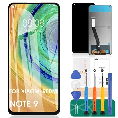 Abbildung von Für Xiaomi Redmi Note 9 Bildschirm Ersatz LCD Display 10X 4G Touchscreen Digitizer Montage M2003J15SG Reparatur Kits (Schwarz)