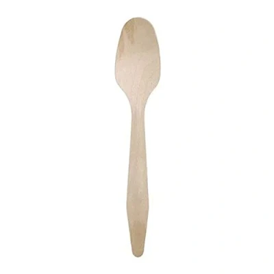 Abbildung von Tessera Bio Products QAS18FSC Holzlöffel, Naturfarbe, 18cm Länge, 100 Stück