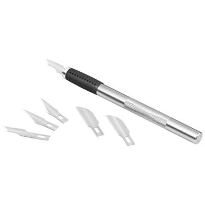 Abbildung von Scalpel Westcott metaal grip met 6 verschillende mesjes