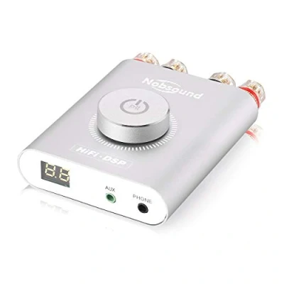 Abbildung von Nobsound NS 20G Mini Digital Power Amplifier Bluetooth HiFi Stereo Amp Leistungsverstärker 100W+100W (Silver)