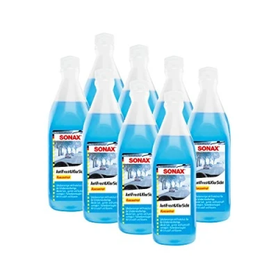 Abbildung von SONAX 8X 03321000 AntiFrost&amp;KlarSicht Konzentrat Frostschutz Citrusduft 250ml