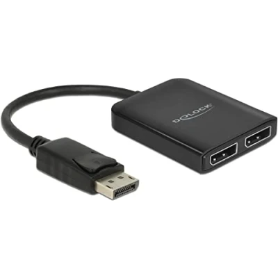 Abbildung von Delock DisplayPort 1.4 Splitter 1 x zu 2 MST