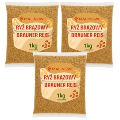 Abbildung von Malinowe Brauner Reis 3x1 kg