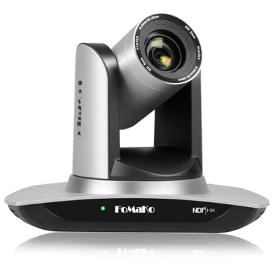 Abbildung von FoMaKo NDI HX3 PTZ Kamera HDMI 20x Zoom KI Tracking, FHD 1080P@60 Webcam mit HDMI/USB3.0/IP PoE, für Kirche, Bildung, Videokonferenz FMK20UH (Neues NDI6 &amp; HX3)